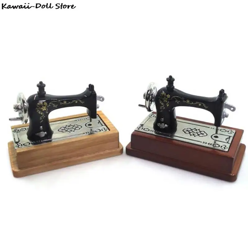1 шт. 1:12 миниатюрная швейная машина для кукольного домика