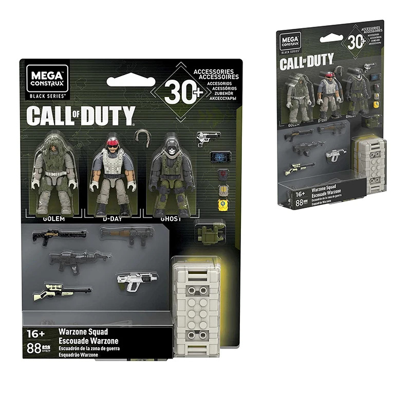 

Экшн-фигурки из аниме «Call of Duty» Mega Bloks, экшн-фигурка солдата из военной зоны, коллекционные игрушки, подарки для детей, GYB29