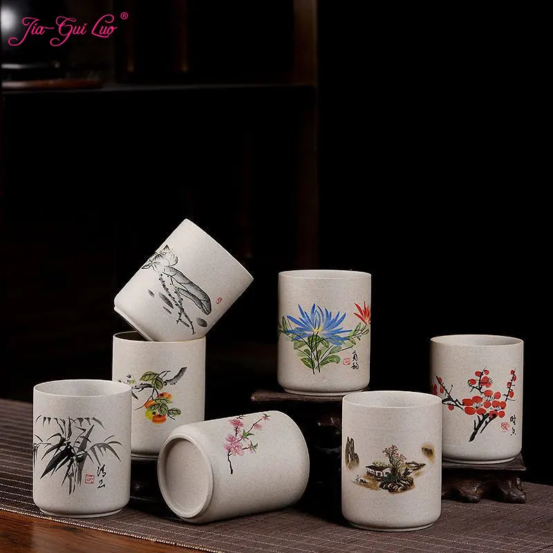 

JIA GUI LUO 200 мл керамические чашки в японском стиле для чая, керамическая чашка, чайные чашки I136