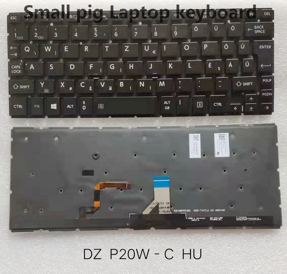 

Hungary replace Keyboard for Toshiba p20w-c L15W-C L15W black Series with blackit HU HG