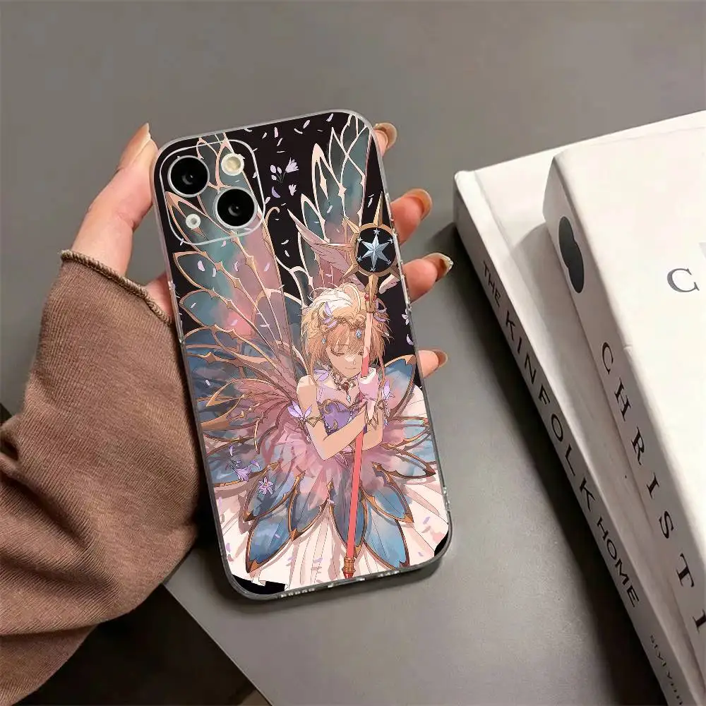 Аниме C-Cardcaptor S-Sakura Прозрачный Мягкий Силиконовый Чехол Для Телефона iPhone 17 16 15 14 13 12 Pro Max (art.: 3920dcda4b75d) - 3920dcda4b75d