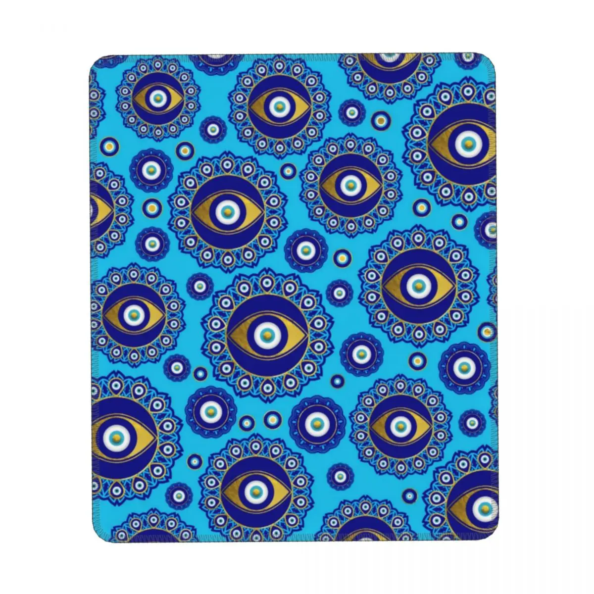 

Evil Eye Charm Vertical Print Mouse Pad Greek Mati Print Simple Custom Mousepad Table Anti Fatigue Rubber Mouse Pads