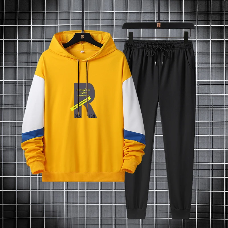 

Тонкая весенняя новинка мужской модный простой женский модный Универсальный спортивный костюм