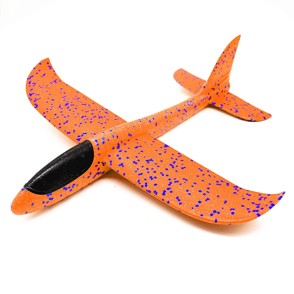 

1 Set Foams Airplane Model Glider Plane Toys Manual Throwing Whirly Flying Glider Planes Outdoor Gifts for Kids Blue