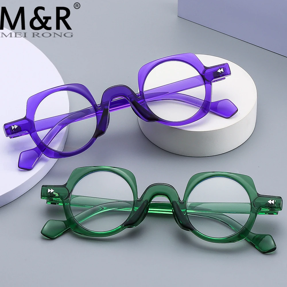 

2022 Ins Popular Fashion Small Round Sunglasses Women Retro Rivets Decoration Shades UV400 Men Clear Lens Sun Glasses