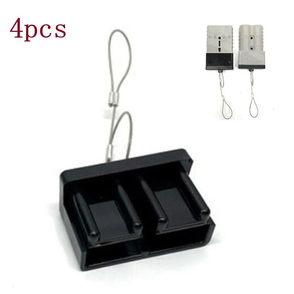 

4pcs Dust Cap For Anderson Plug Cover Style Connectors 50AMP Battery Caravan Cable Connectors Home Improvement