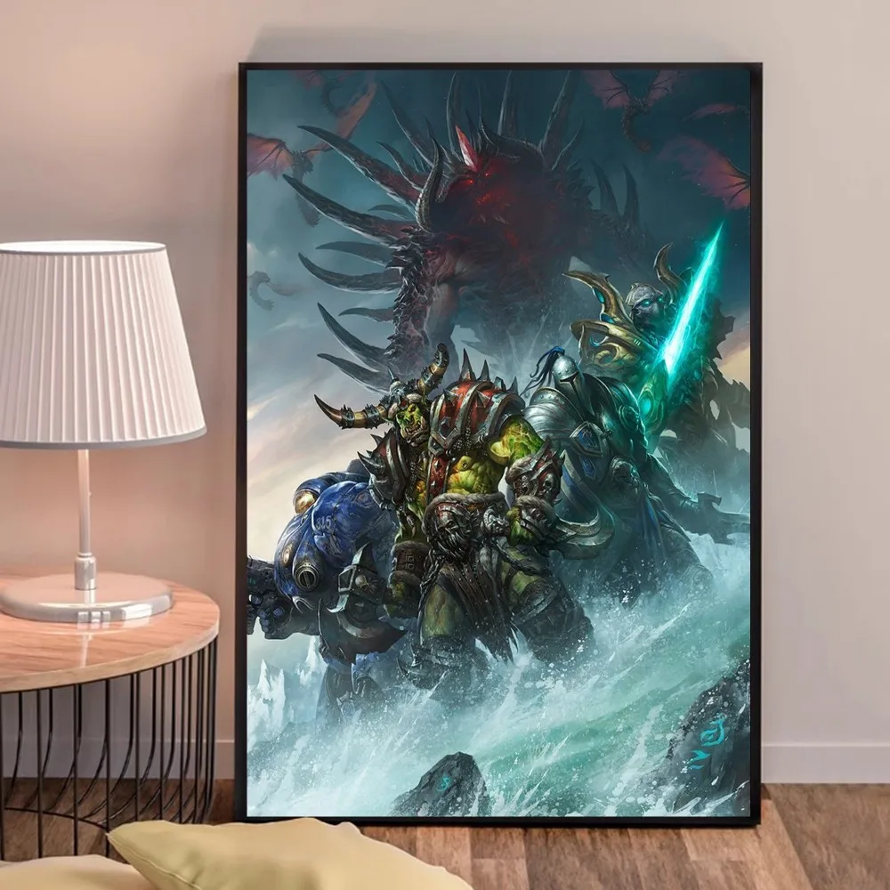 Игровой плакат World of Warcraft высококачественные принты и плакаты высокого качества