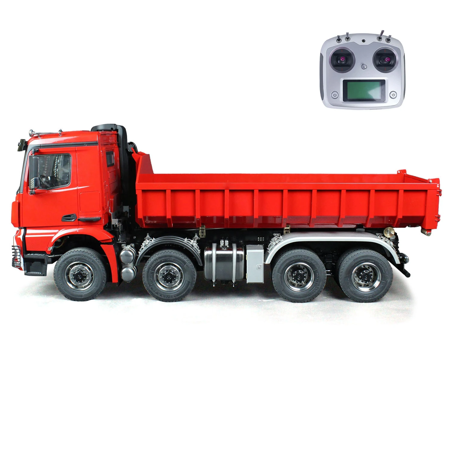 Игрушка 1/14 8x8 RC гидравлический полноприводный самосвал Roll On TOUCAN сборный Модель