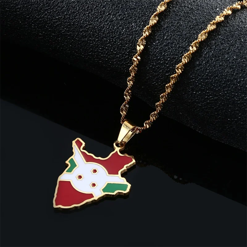 Подвеска из нержавеющей стали в виде карты мира