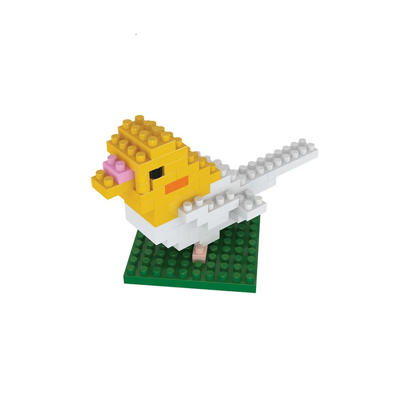 Милые животные маленькие строительные блоки игрушки Nanoblock мини-блоки микро-блоки