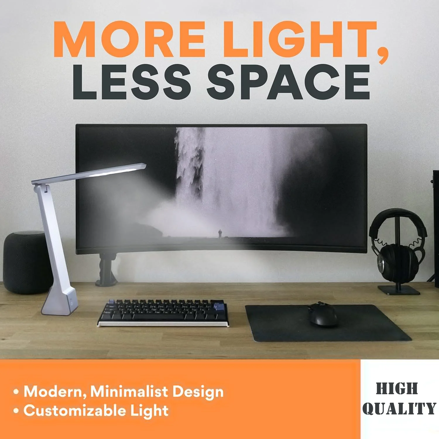 Минималистичная офисная фотолампа-перезаряжаемая Настольная лампа с кроватью