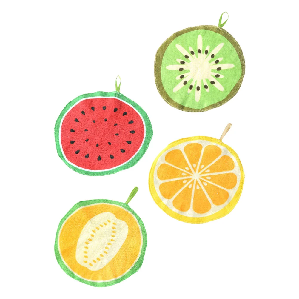 

Towels Kitchen Hand Towel Cloth Dish Reusable Absorbent Rags Wiping Hanging Bathroom Paper Fruit Plate Dry Washbath Cleaning