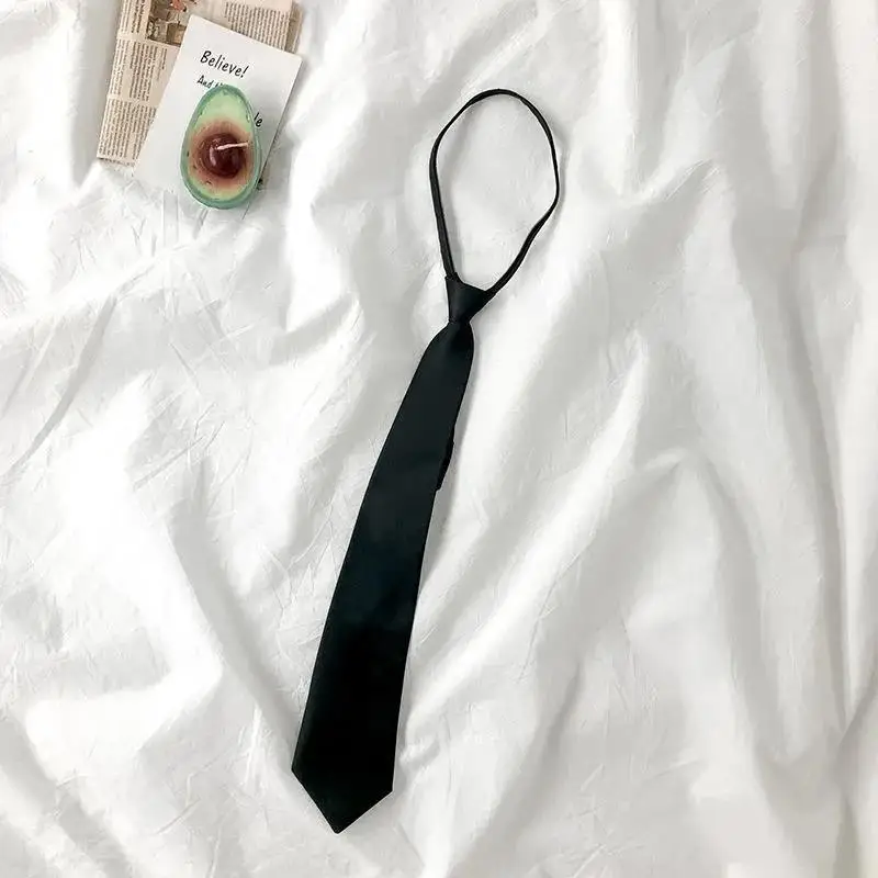 LQ-SONGYI White Shirts Women with Tie Japanese Style Preppy Students BF Oversized Blouse Simple Solid Loose Summer Top  L3204