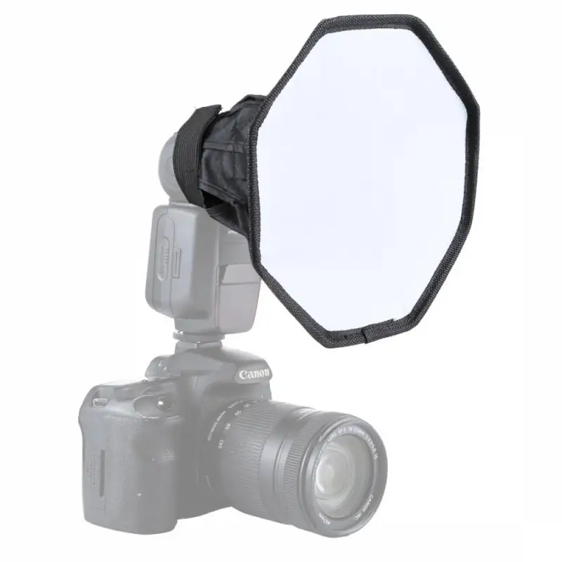

20 Cm Octagonal Soft Box Foldable Portable Outdoor Fill Light Flash Diffuser Studio Auxiliary Shooting Outdoor Camera Tool