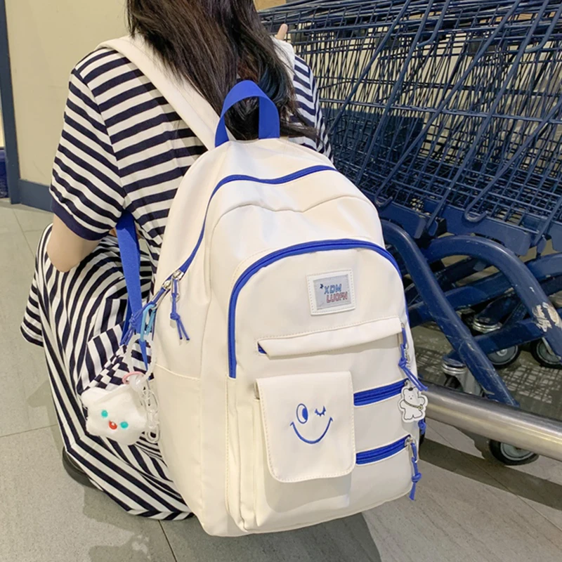 

2022 летний нейлоновый женский рюкзак, повседневный студенческий рюкзак, высококачественный вместительный школьный рюкзак для ноутбука для ...