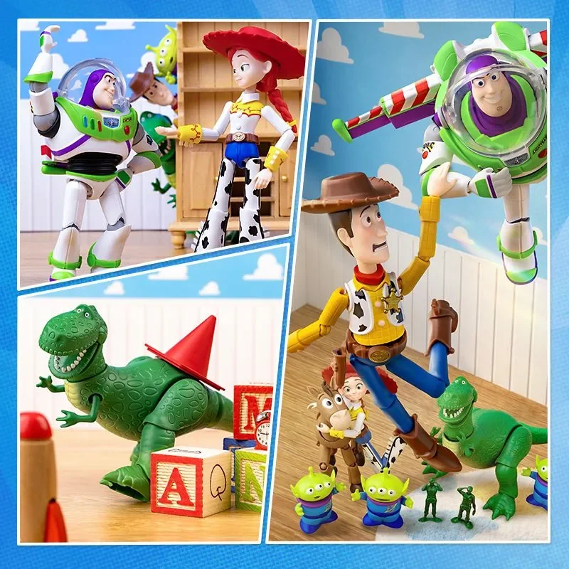Фото Оригинальные фигурки Blokees Toy Story Elite Version 01 - Серия «Квесты дружбы», коллекционные модели в слепых коробках, подвижные фигурки, подарок для мальчика №5