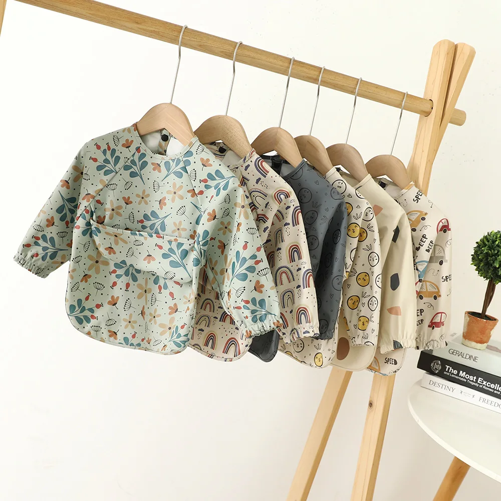 Детские нагрудники с принтом фартук для еды Детский новорожденных рисунком