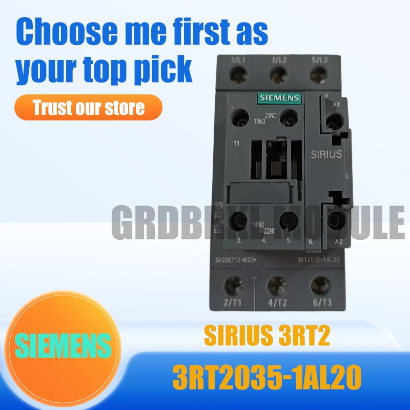 Фото Новый оригинальный силовой контактор SIEMENS 3RT2035-1AL20 №1