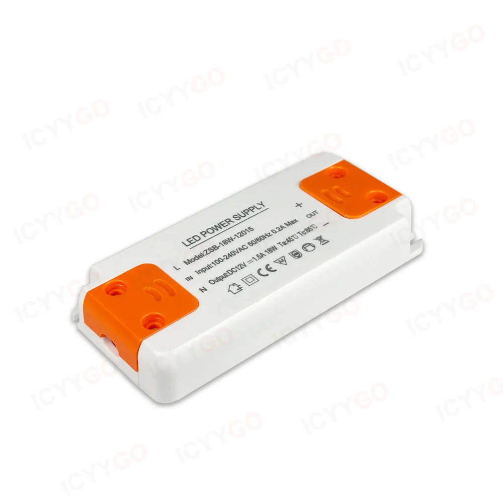 Фото Светодиодный драйвер DC12V 24V 12W 18W 24W 36W 60W 120W 110V 220V в DC12V, трансформатор для освещения, светодиодный источник питания 1000MA №3