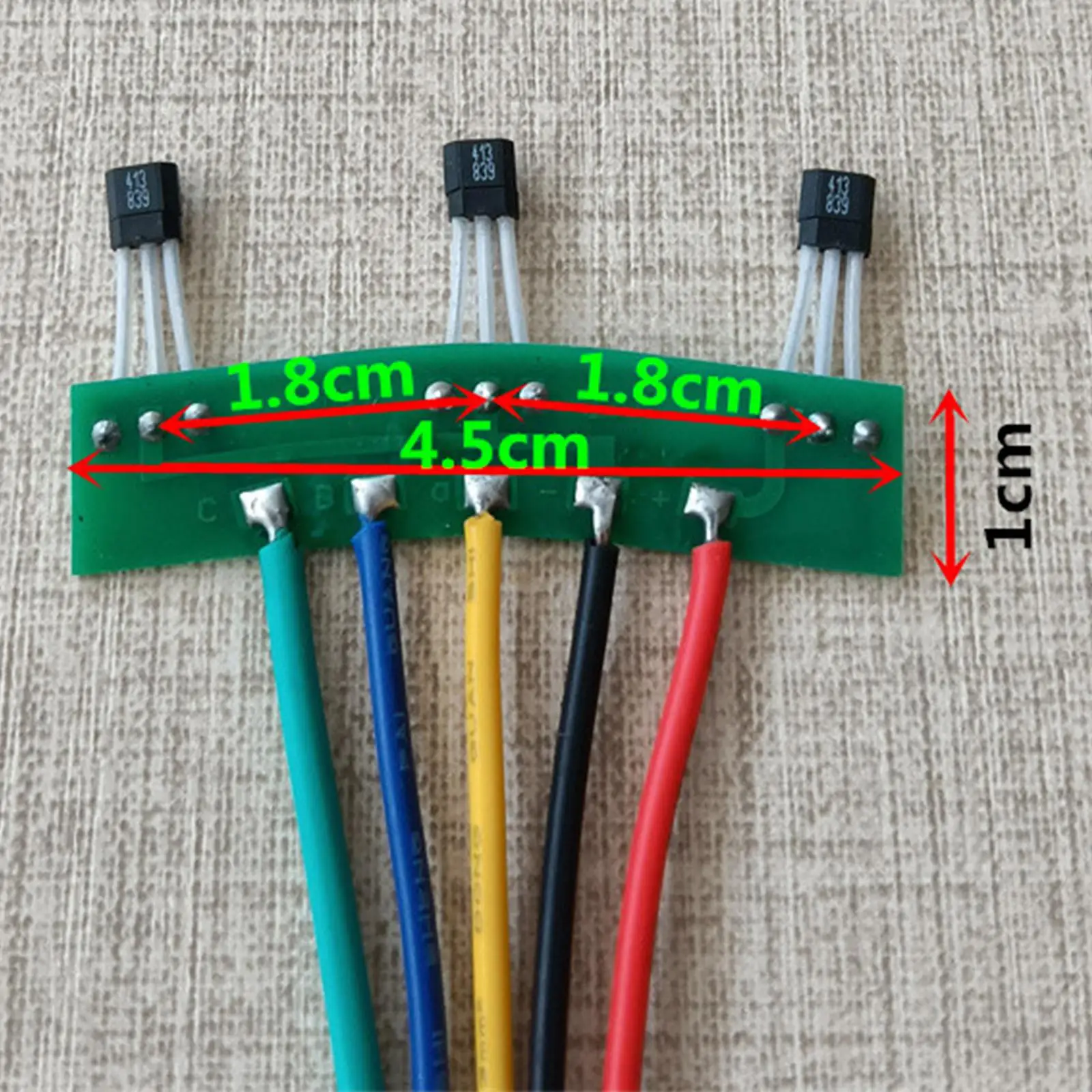 Печатная плата датчика Холла простая в использовании высокочувствительная