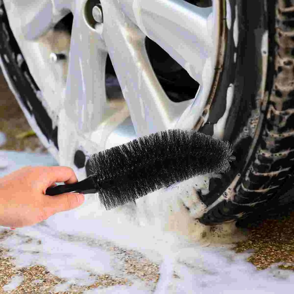 

Brush Car Wheel Tire Detailing Tools Kit Vehicles Wash Detail Automotive Auto Dusters Motorcycle Scrub Cleaning Washing Alloy