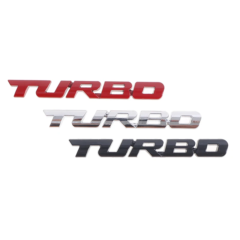 

Металлическая 3d-наклейка с надписью Turbo для автомобиля мотоцикла, кузова, логотип, эмблема, значок, наклейка, боковое украшение, наклейка