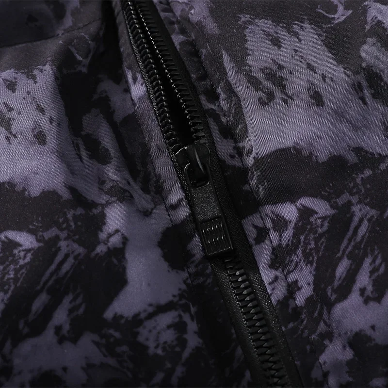 Мужская хлопковая куртка в стиле преппи теплая бейсбольная свободного кроя