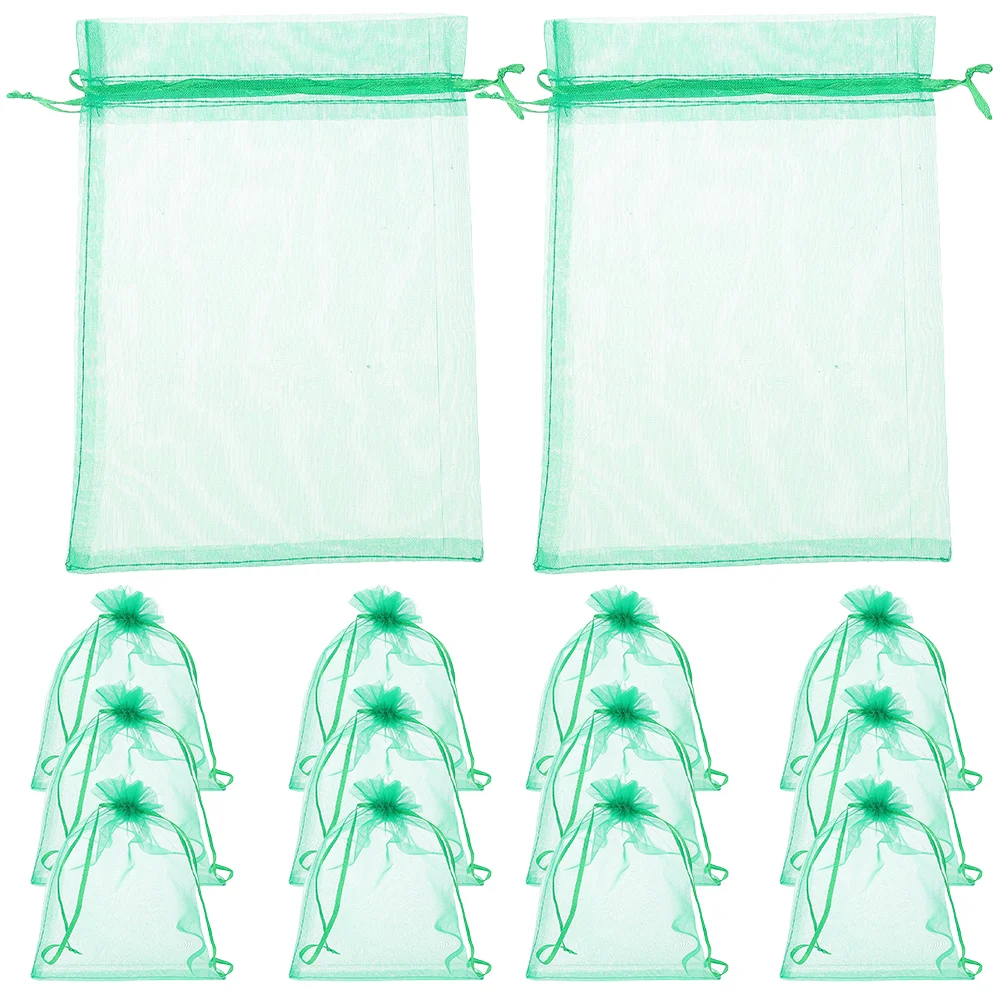 

25 Pcs Fruits Protection Bag Garden Mesh Bags Net Vegetables Grow Protective Trees Drawstring Cover Netting