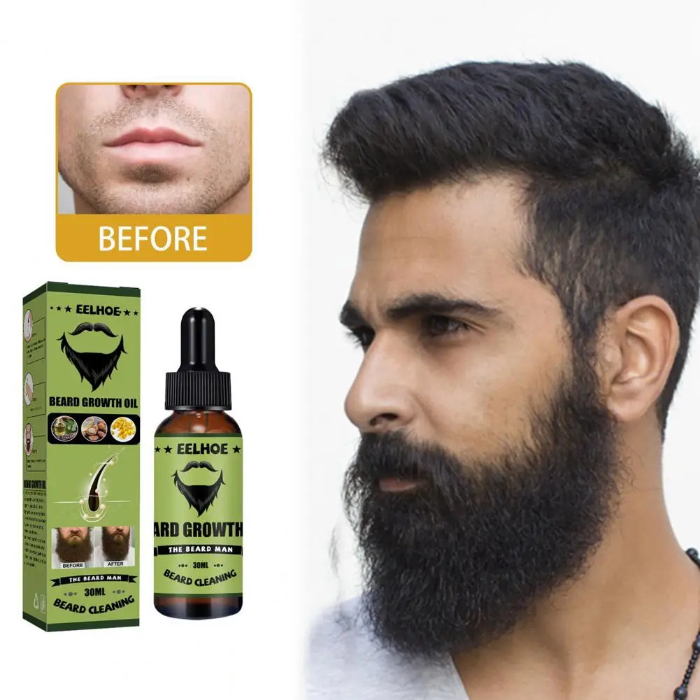 

30ML Beard Nutrient Solution Effective Promote Beard Growth Oil Mild Soften Beard Care Liquid