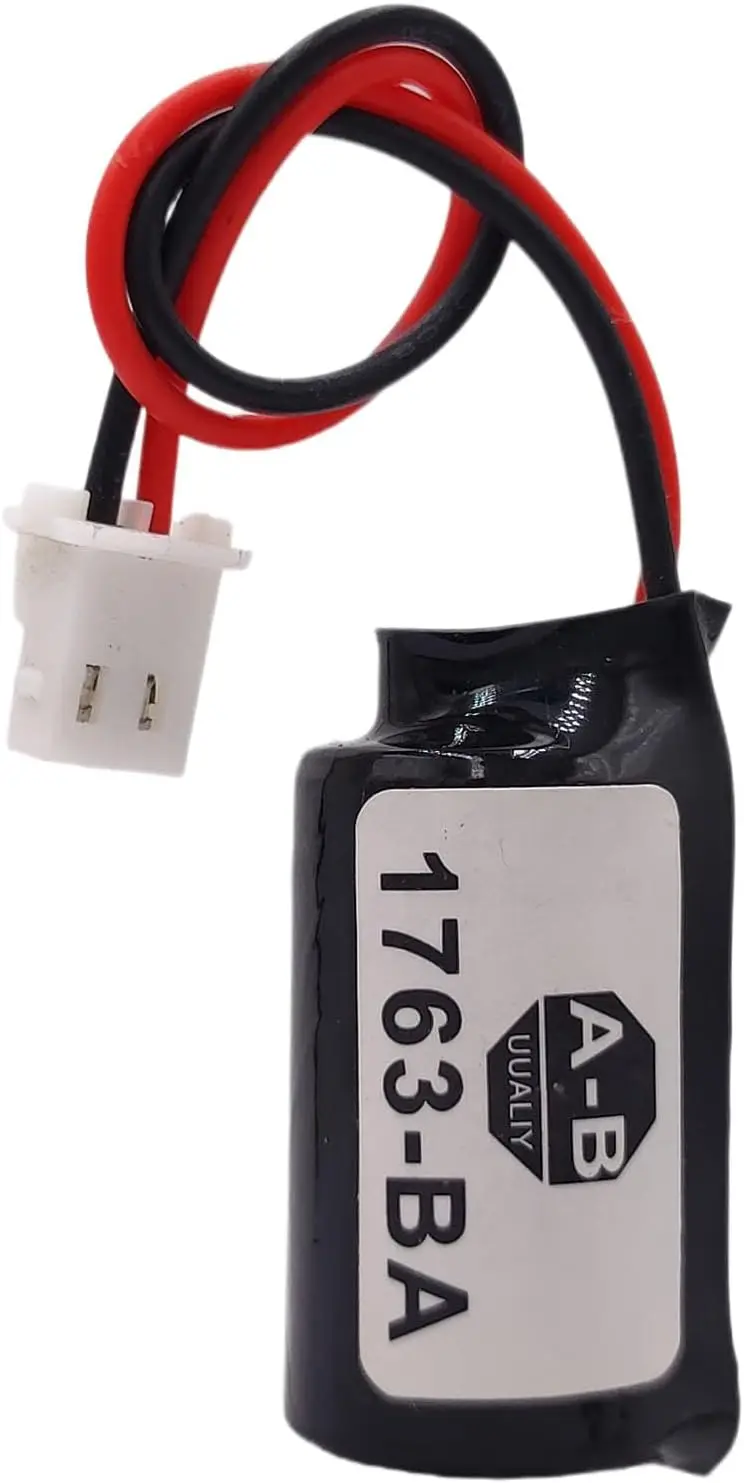 Фото Аккумулятор 1763-BA для Allen Bradley COMP-295 1763-BA Micro 1100 с вилкой (3 В, 850 мАч, 5 шт. в упаковке) №2