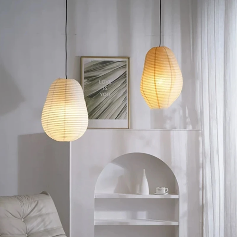 Скандинавские бумажные подвесные светильники для стола столовой кофейной кухни