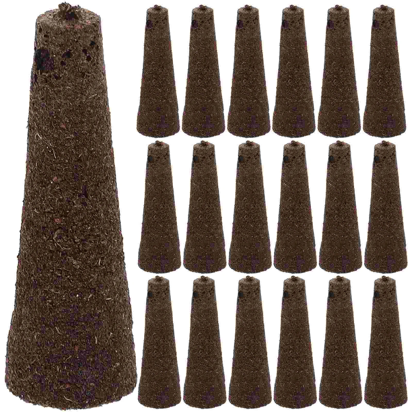 

50 Pcs Cultivate Seedlings Vegetables Sponge Replacement Grow Sponges Hydroponic Plants Planting Cone Shape Gardening Tools
