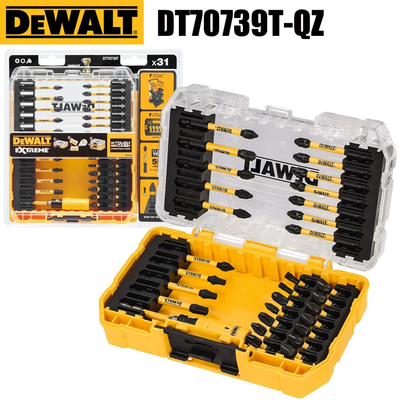 

Детали для дрели DEWALT, диаметром 25-57 мм, PH1/2/3, PZ1/2/3, T20/25/30, аксессуары для дерева и металла