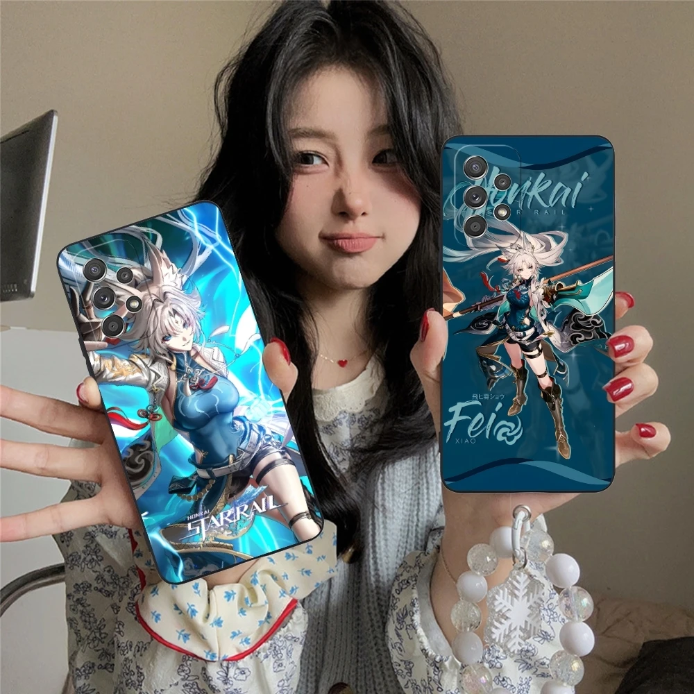 Чехол для мобильного телефона Honkai Star Rail Feixiao Samsung Galaxy A91 73 71 70 54 53 52 34 24 23 21 S