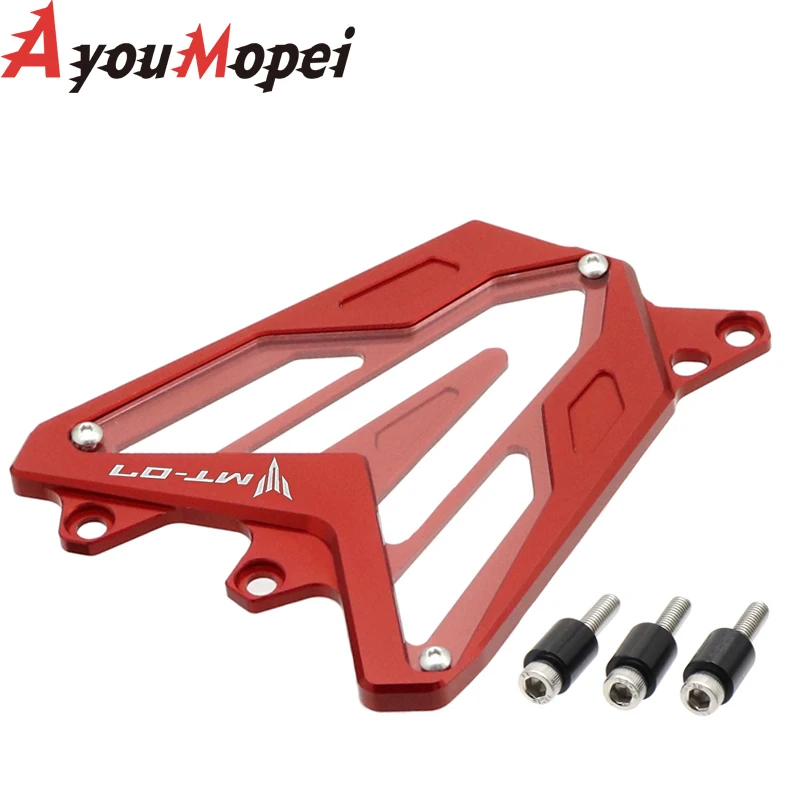 

Передняя Звездочка двигателя мотоцикла 2021, защитная крышка цепи, аксессуары для MT07 MT 07 FZ07 трассировщик 2013-2023 2019 2020