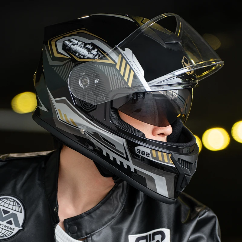 Унисекс axk 902 шлем для мотокросса анфас гоночные шлемы зимние теплые