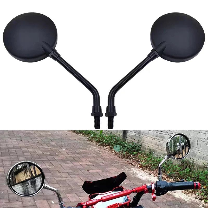 

Motorcycle Rear View Mirrors 8/10MM ABS Retro Rearview Mirror Universal For BMW F900R R1250GS Honda VFR800 CB400SB CB650F CB190R