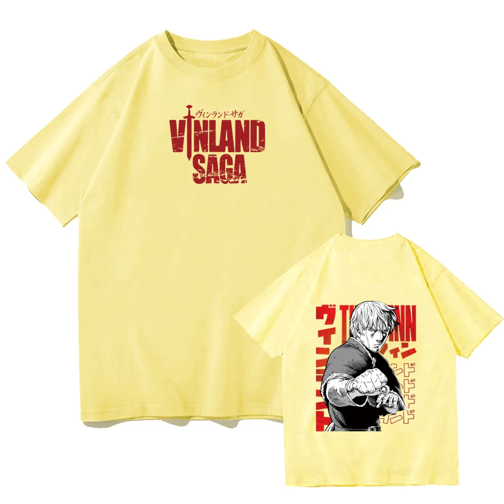 2023 Anime Vinland Saga Tshirt Aesthetic Sudaderas Short Sleeve Unisex Tees Gifts images - 6