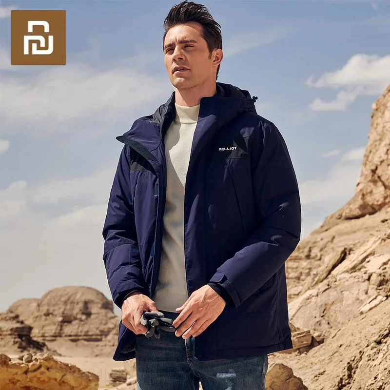 

Уличная куртка Youpin f16ot, зимние теплые водонепроницаемые мужские и женские куртки с подогревом, Походное пальто, парка, ветровка для кемпинга и туризма