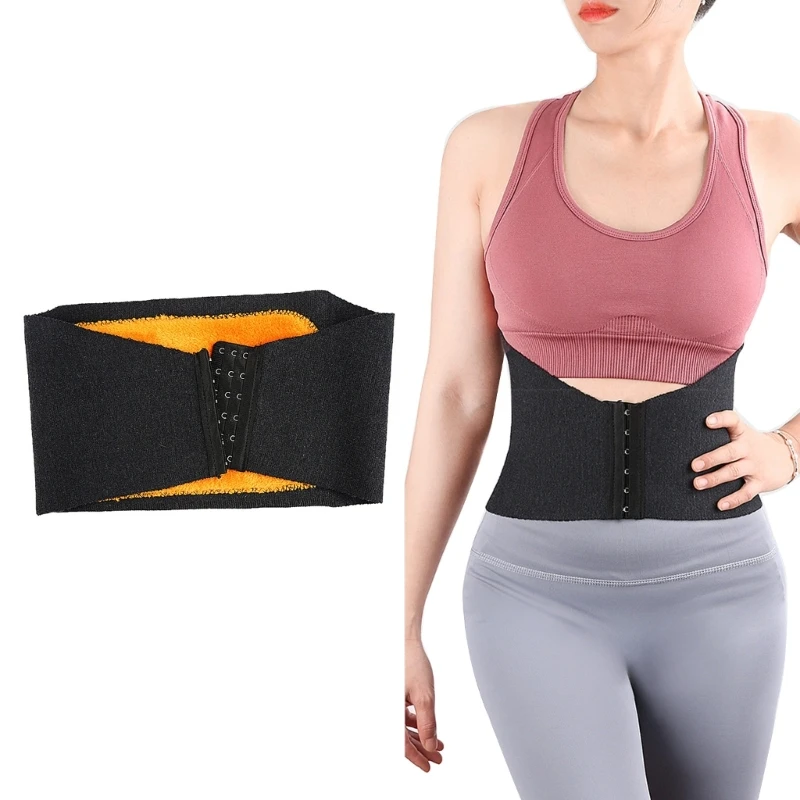 

Waist Warmer for Men Women, Lumbar Support Belt 3 Row Buckles Adjustable