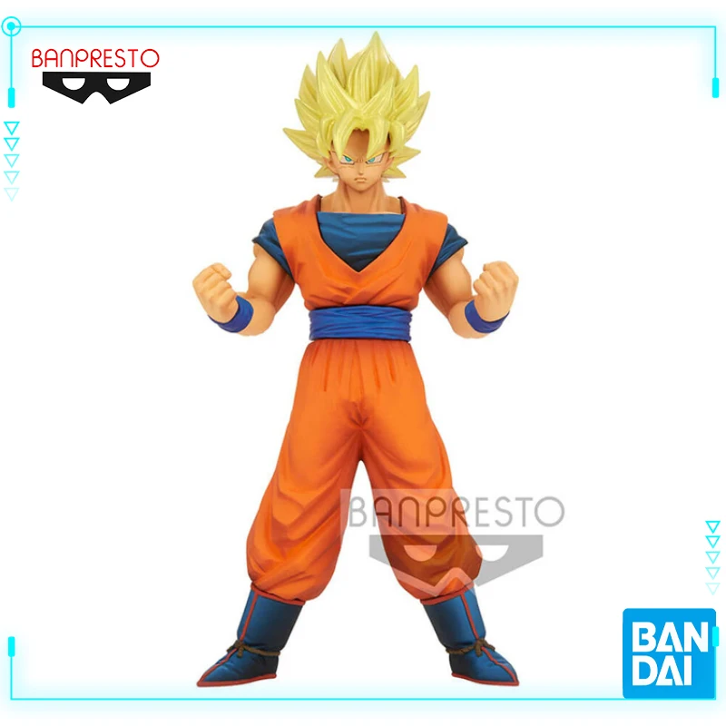 

Bandai Original Genuine BANPRESTO Dragon Ball BURNING FIGHTERS Super Saiyan Son Goku Kakarotto Toy Figures 16cm Anime Model Toy