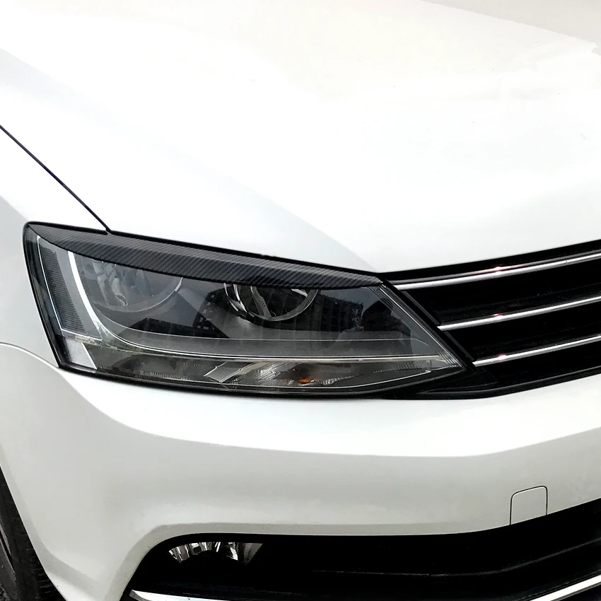 Фото 2 шт. автомобильные фары, веко, брови, наклейка, крышка для VW Jetta MK6 Sagitar NCS 20102011   2012 2013 2014 2015 2016 2017 2018 2P №2