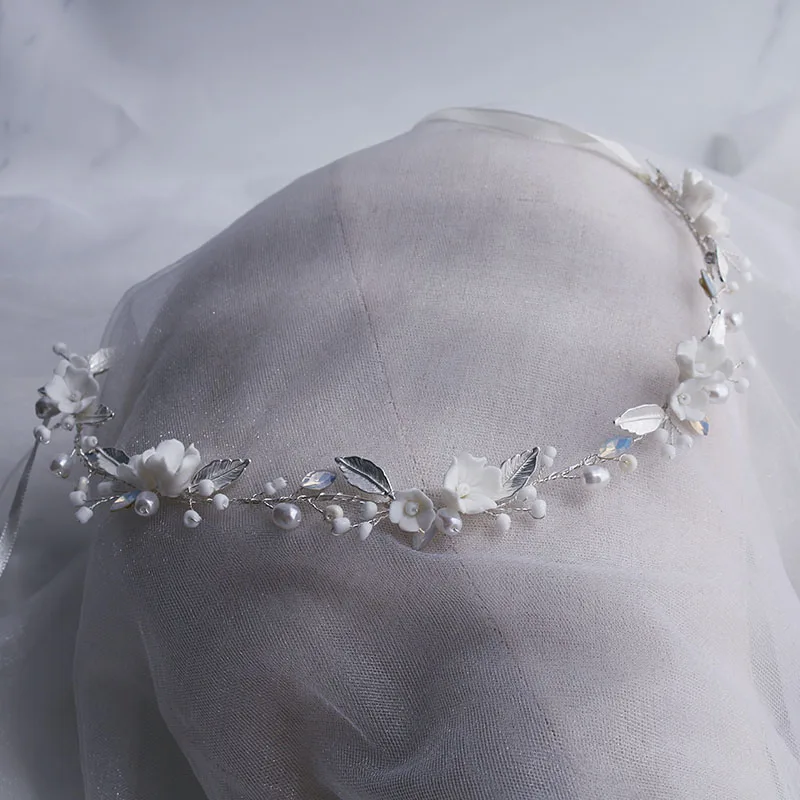 Wedding Headband Opal Crystal Women Hair Ornament