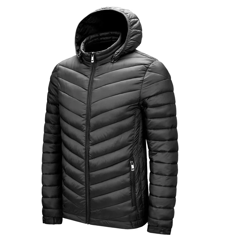 Fashion Men Jacket Electric Heating Warm Sprots Thermal Coat Clothing Heatable Cotton Ropa Para Hombre Autumn and Winter