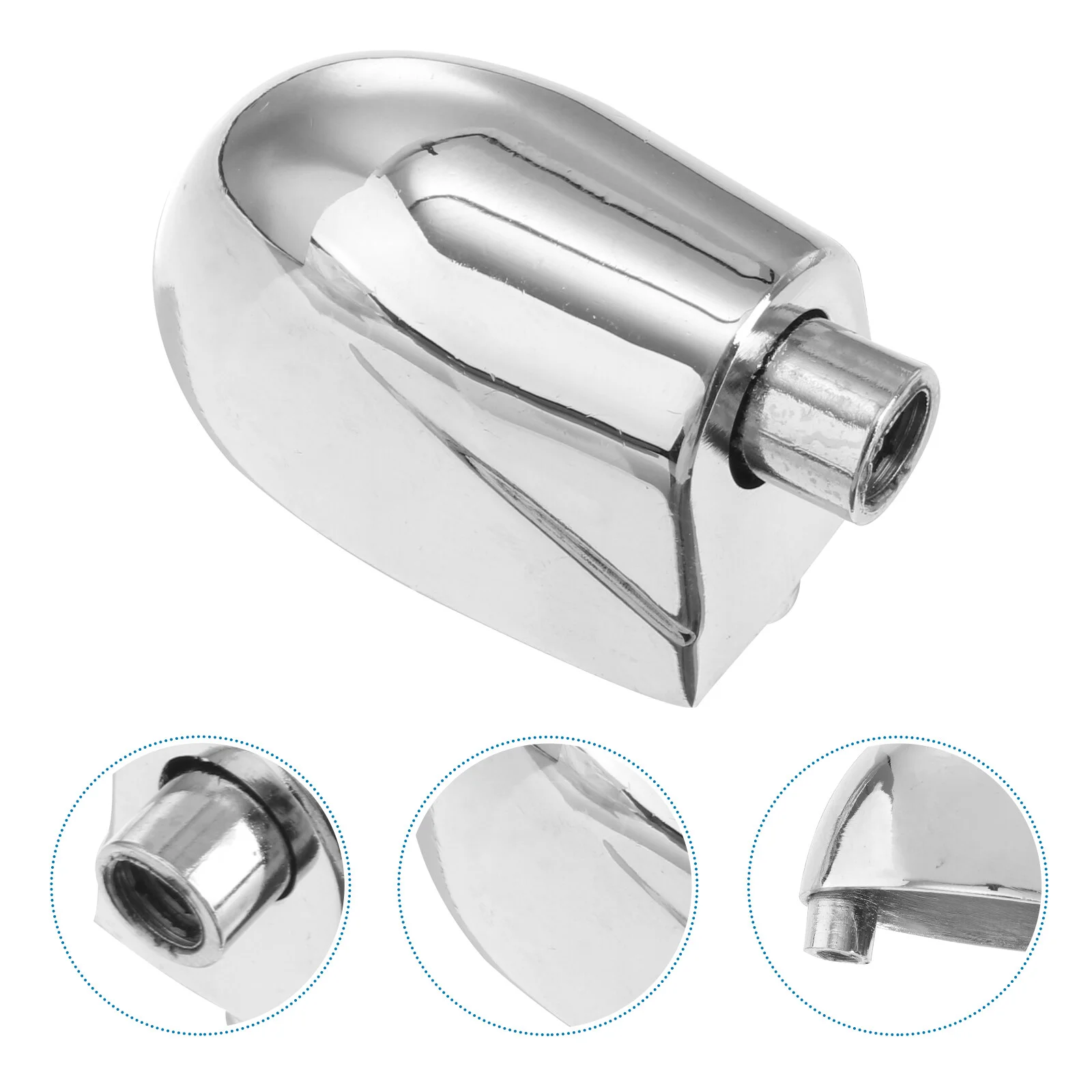 

5 Pcs Single-end Percussion Lug Accessory Ear Claw Hooks Connector Drum Set Parts Accessories Replacement WC21 (Silver)