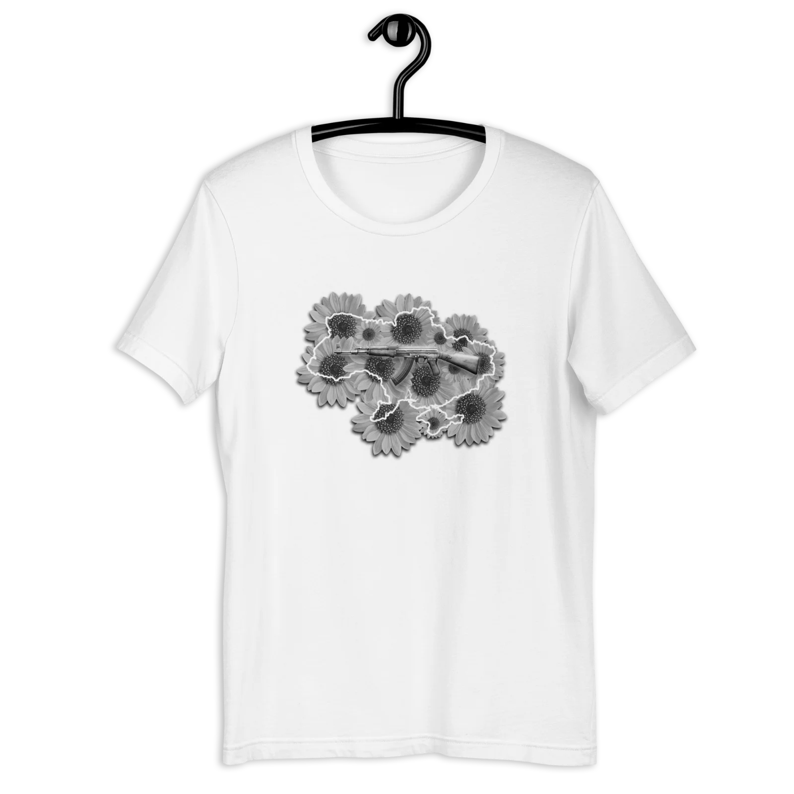 

Ukraine T-Shirt Land Of Sunflowers Men's Casual Cotton short sleeve O-Neck Tees