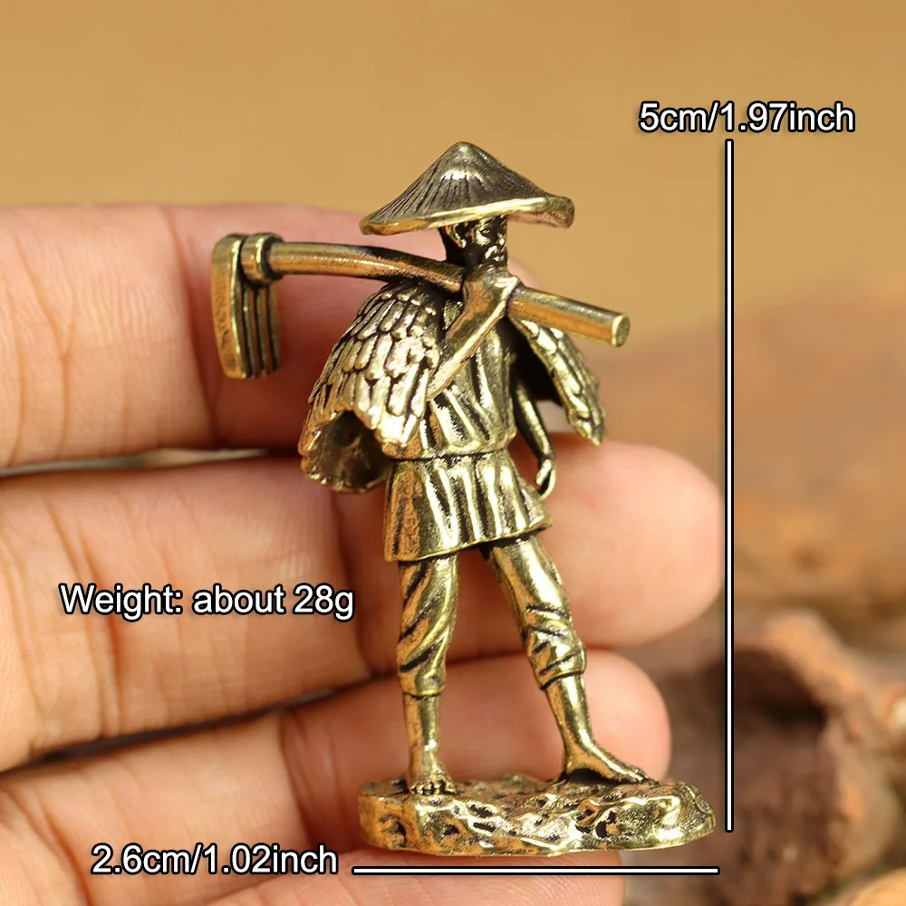 Миниатюра из латуни, фермер