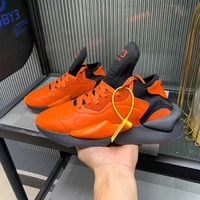 kgdb y3 sneaker men thick soled orange jogging shoes womens sports shoes leather lace up running shoes sneaker for men