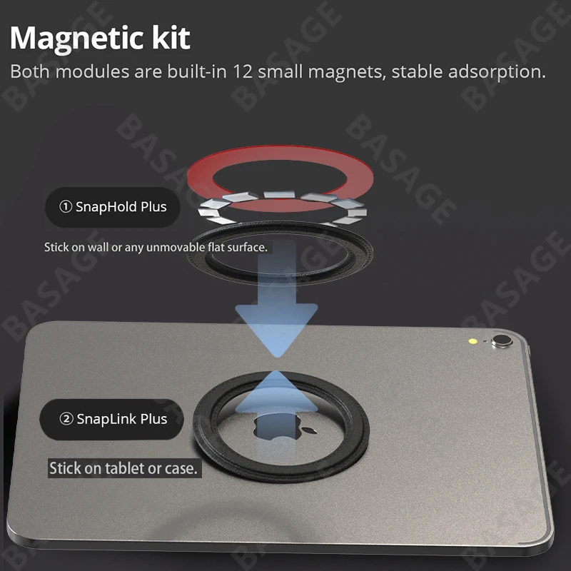 Магнитный Настенный Держатель Для Планшета Ipad Snaphold