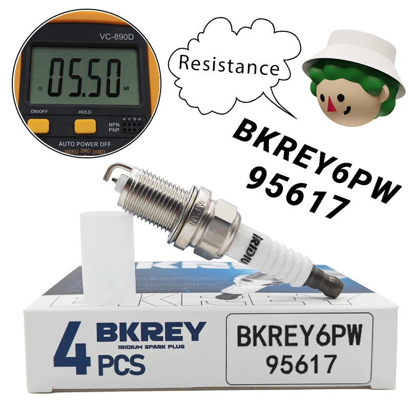4/20 шт. 9807B-5617P ZFR6K11 иридиевая свеча зажигания для Honda Civic Accord CR-V 2 0/2 3/2 4L BKREY6PW 95617 ZFR6K-11